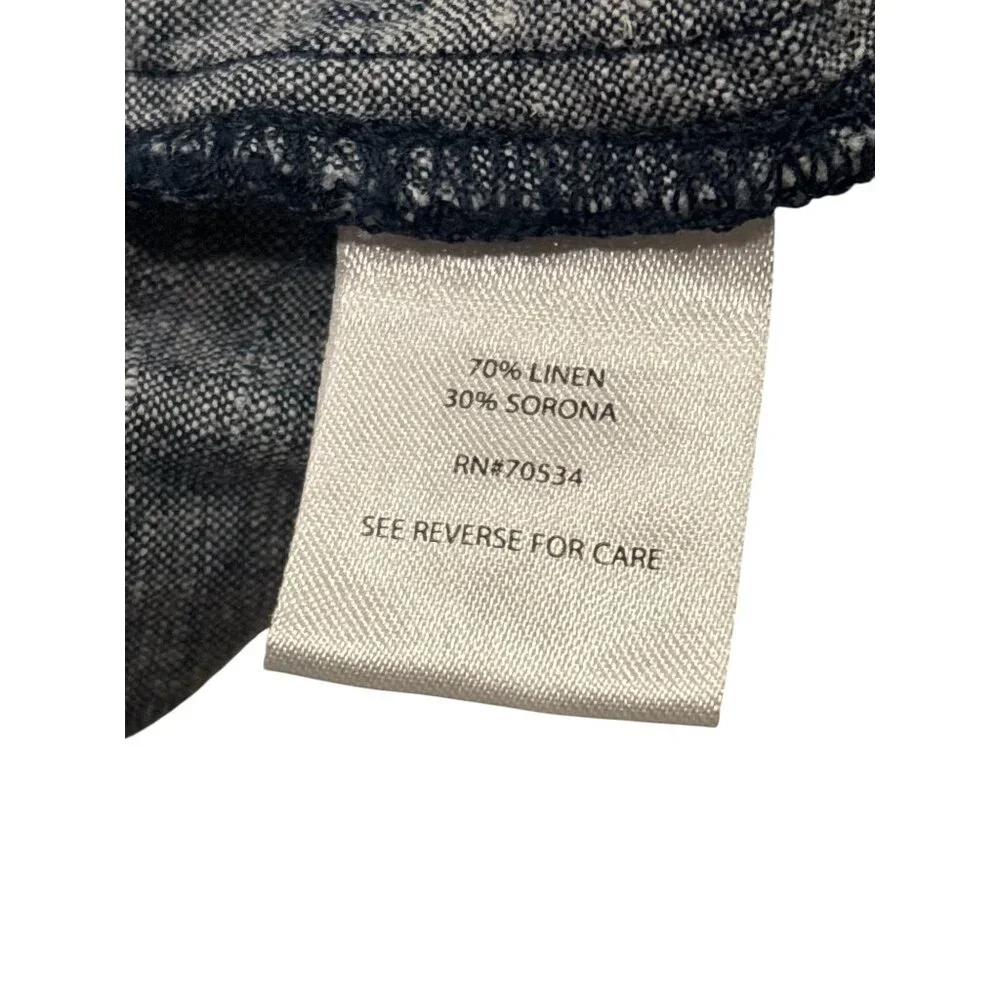 Orvis Linen Blend Shorts Lot 2 Size 16 Elastic Waist Casual Summer - Picture 8 of 12